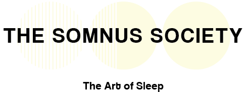 Logo of The Somnus Society with text 'The Art of Sleep' on a white background